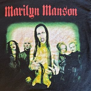 Y2K Vintage Marilyn Manson Band Tee